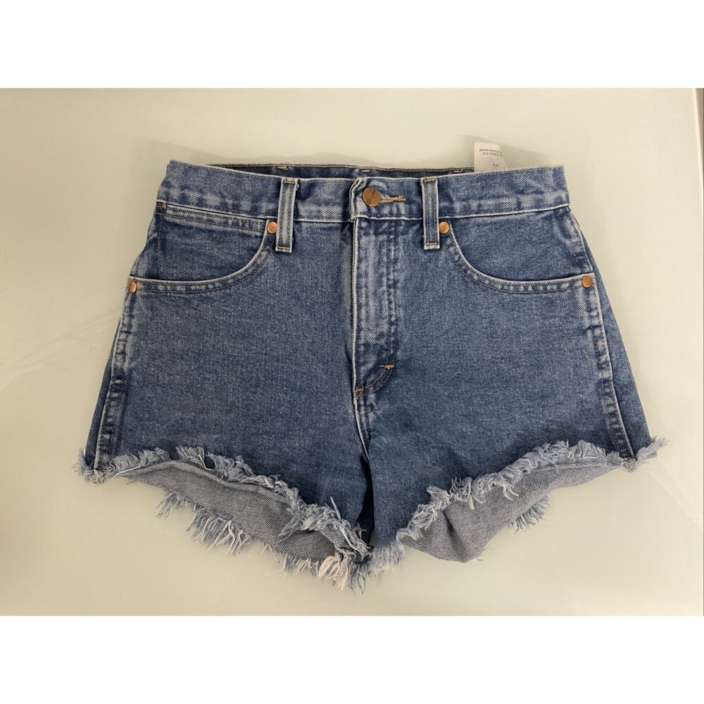 Wrangler Frayed Cutoff Shorts 25 Festival Boho Western Cowboy 13MWZ